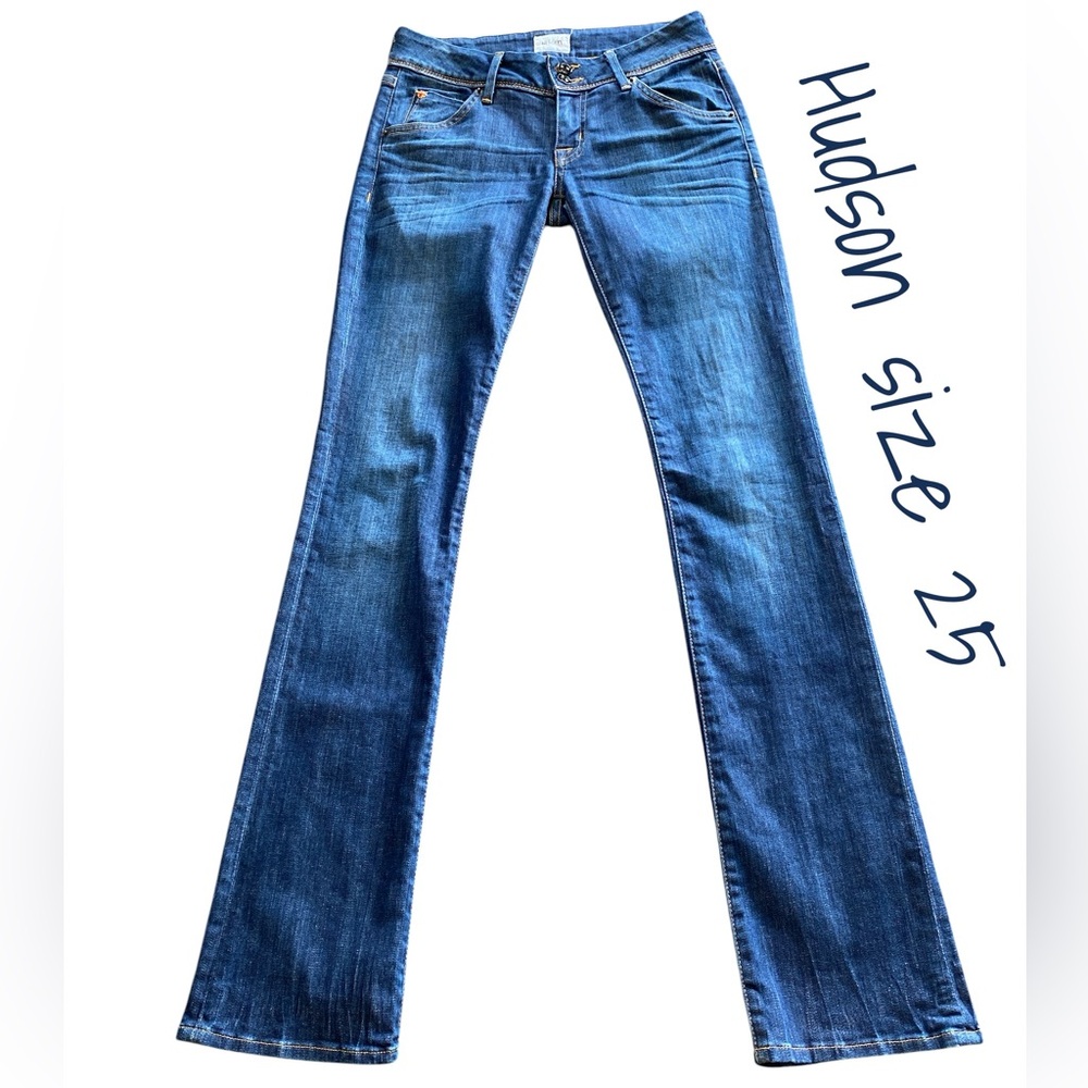 Hudson Jeans Women's Blue Flare Wide Leg Jeans